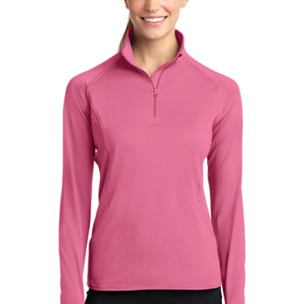 P13 EMB - Women's Stretch 1/4 Zip Pullover Thumbnail